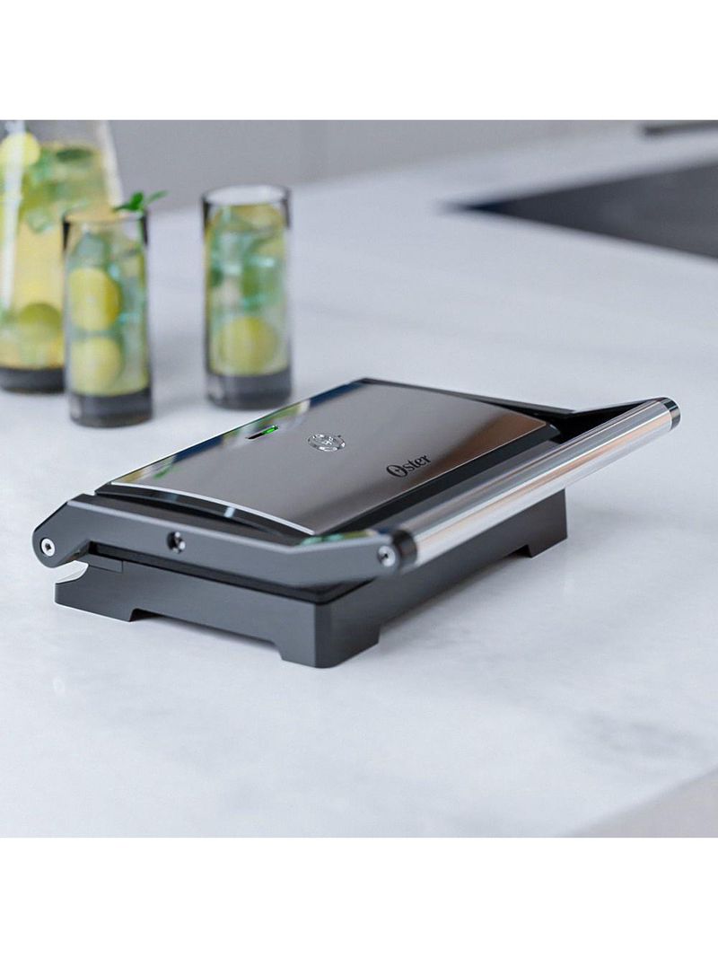 Mini Grill Elétrico Oster Inox 2 Em 1 220V