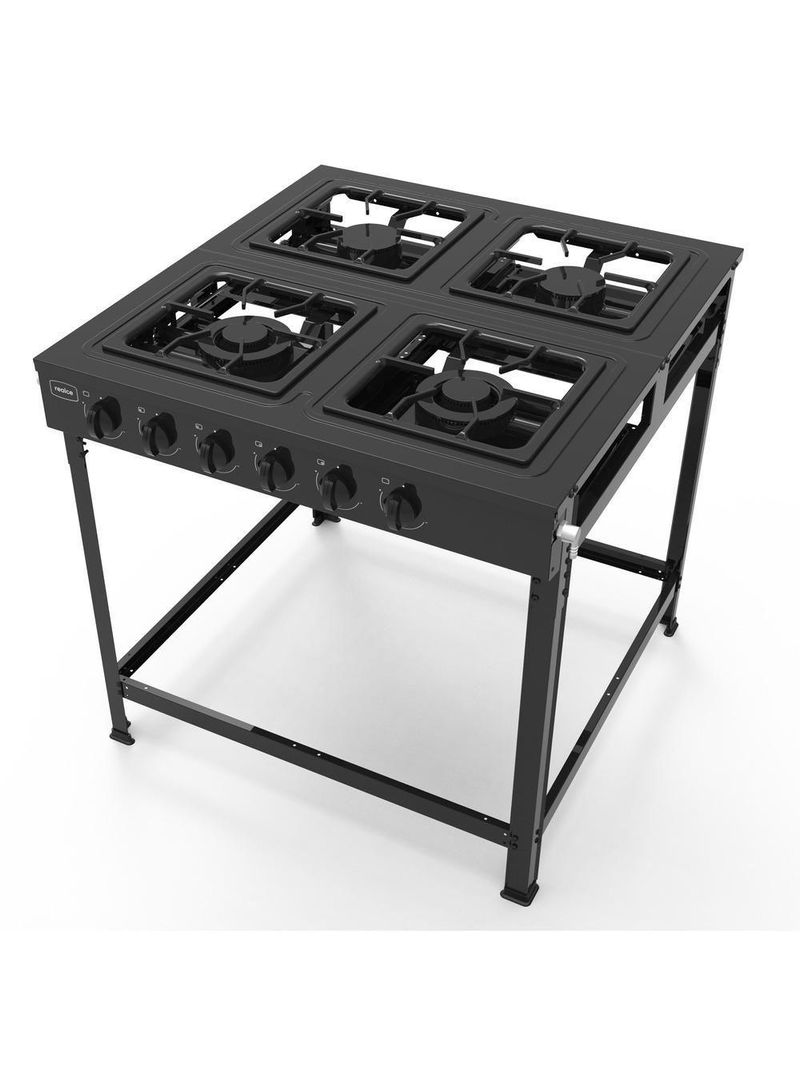 Fogão Industrial 4 Bocas Realce Cr220 Preto