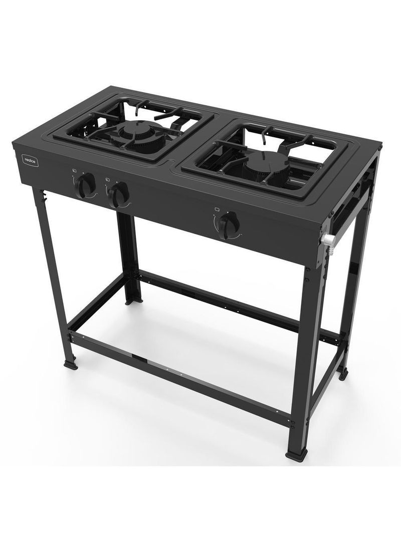 Fogão Industrial 2 Bocas Realce Cr219 Preto