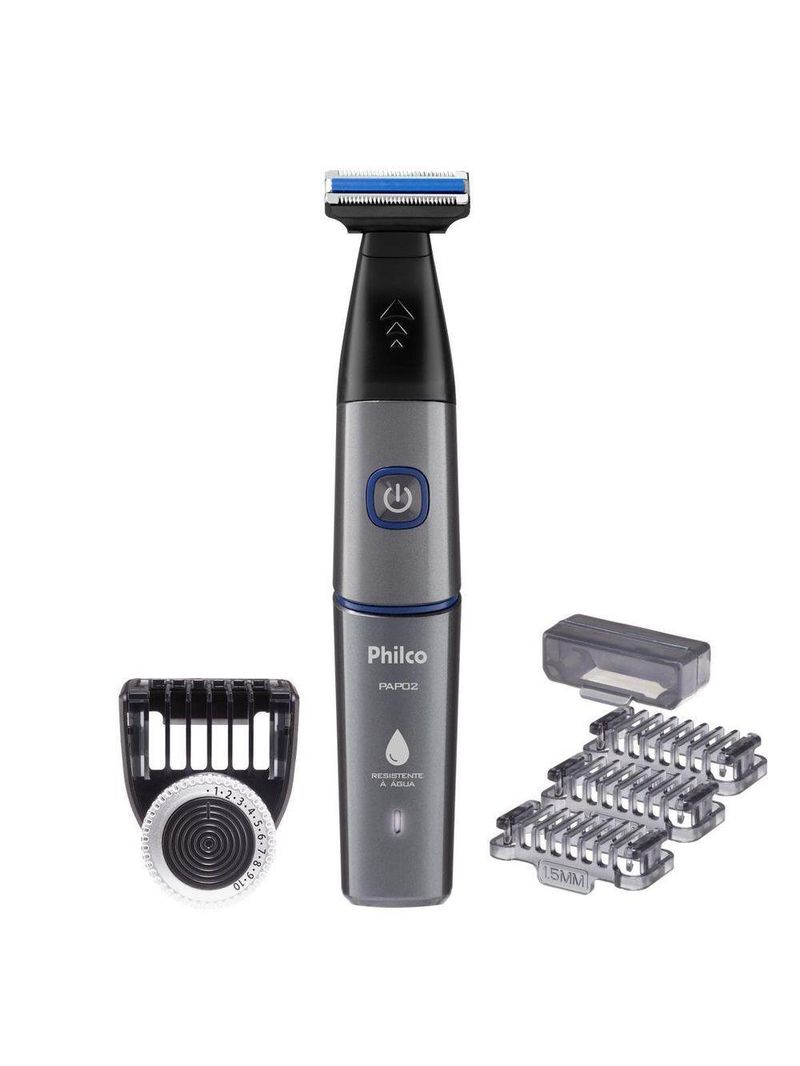 Aparador de Pelos Philco Bivolt 7 Acessórios USB PAP02 Bivolt