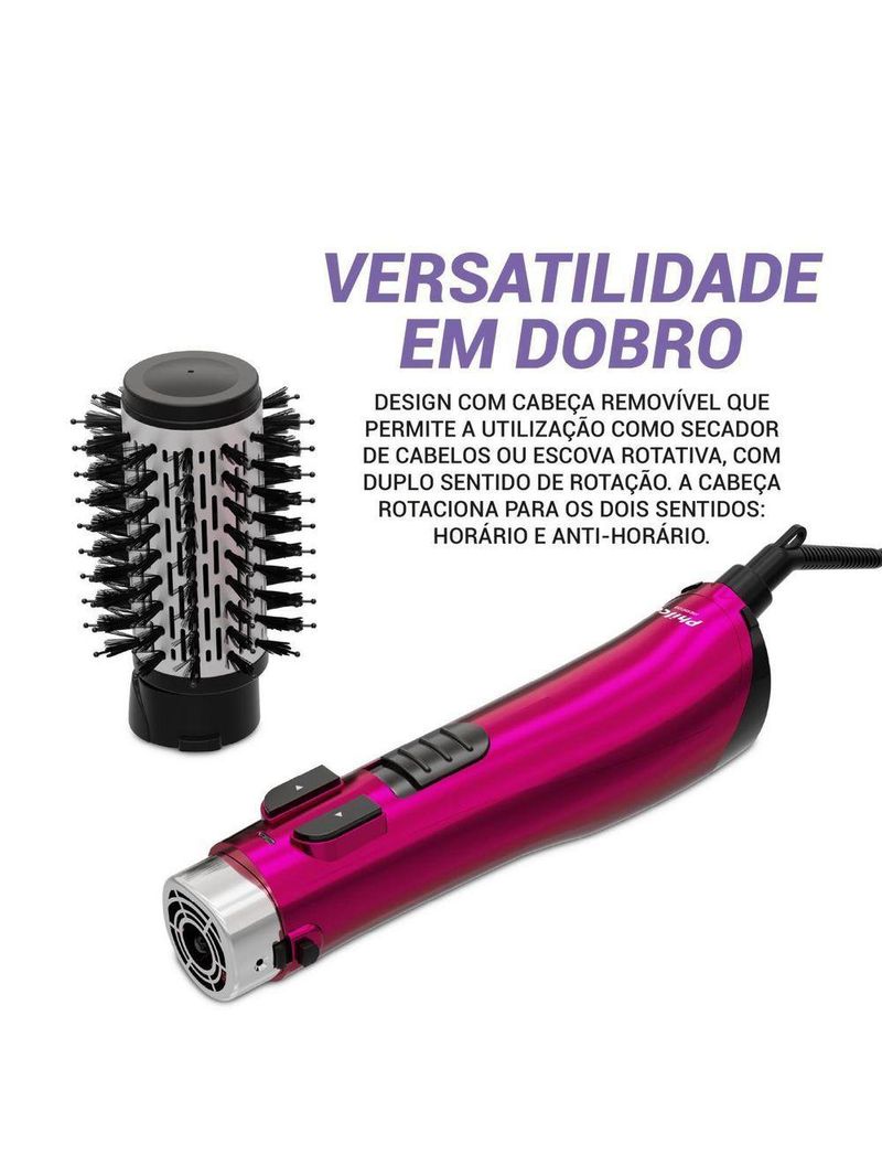 Escova Rotativa Philco Cabeça Removível 1300W PERE01 Bivolt