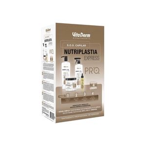 Vita derm nutriplastia express kit shampoo + máscara + fluido + sérum