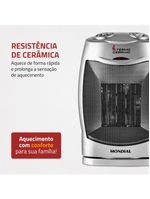 Aquecedor Mondial A-05 Preto Com Prata 110V
