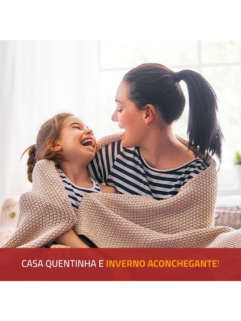 Aquecedor Mondial A-05 Preto Com Prata 110V