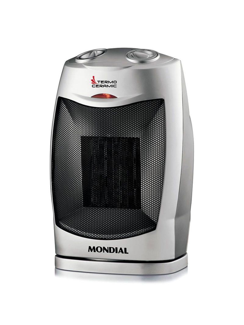 Aquecedor Mondial Termo Ceramica A-05220v Preto/prata