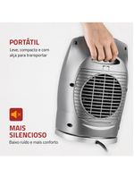 Aquecedor Mondial A-05 Preto Com Prata 220V