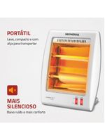 Aquecedor Elétrico Mondial A-16 Quartzo Branco Com Cinza 220V