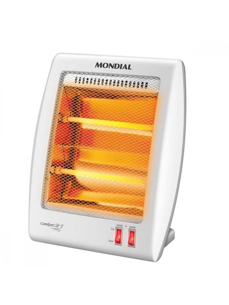 Aquecedor Elétrico Mondial A-16 Quartzo Branco Com Cinza 220V