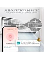 Ar Condicionado Split Midea Hi Wall Inverter AI Ecomaster 18000 BTU/h Frio Monofásico 38EZVCA18M5/42EZVCA18M5 220V