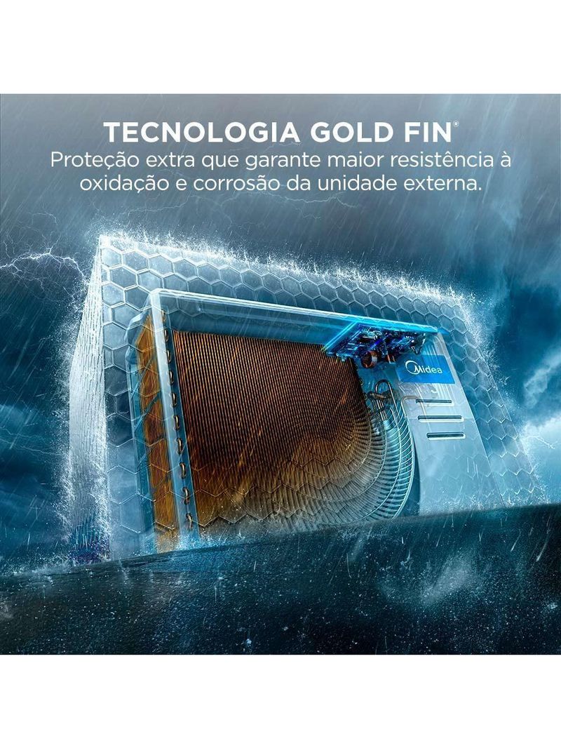 Ar Condicionado Split Midea Hi Wall Inverter AI Ecomaster 18000 BTU/h Frio Monofásico 38EZVCA18M5/42EZVCA18M5 220V