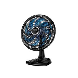 Ventilador De Mesa Mondial 40cm Super Turbo 8 Pás VTX-40-CRYSTAL Preto/Azul 220V