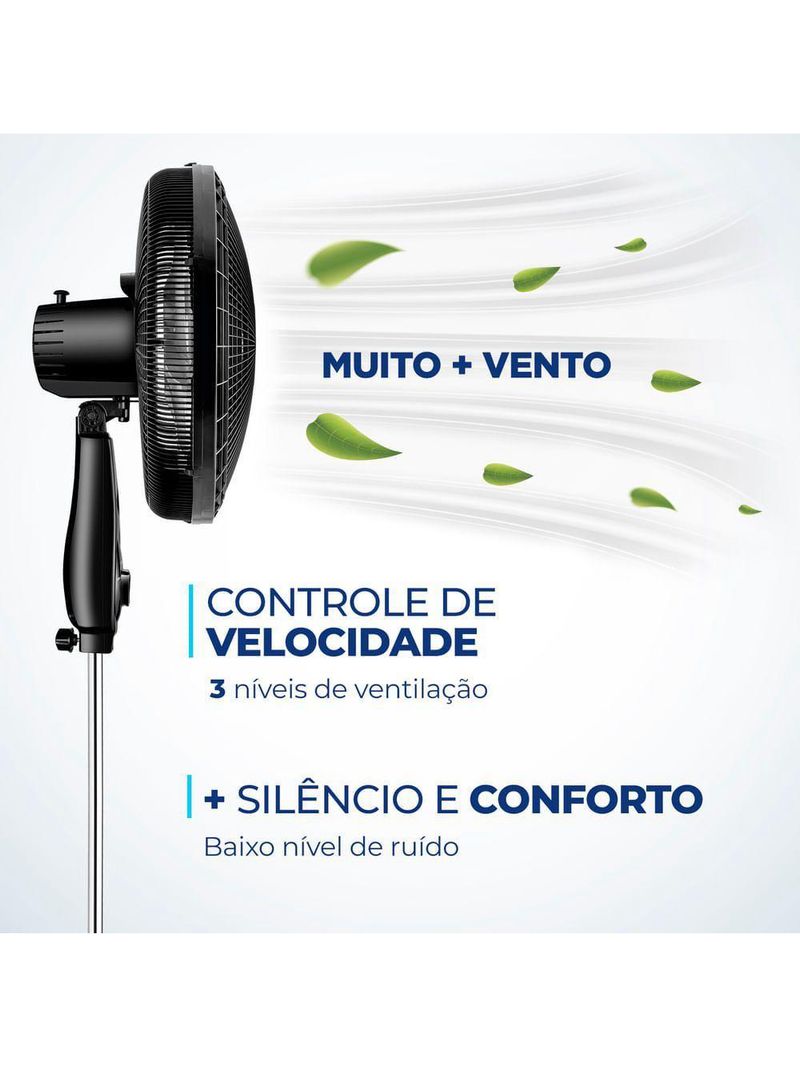 Ventilador Coluna Mondial Vent 40cm Vsp-40c-nb 127v/60hz