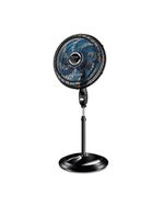 Ventilador De Coluna Mondial 40cm Super Turbo 8 Pás VTX-40C-Crystal Preto Azul 220V
