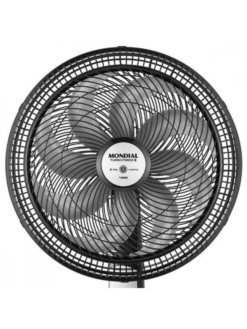 Ventilador De Mesa Mondial Turbo 8 Pás 3 Velocidades 220V