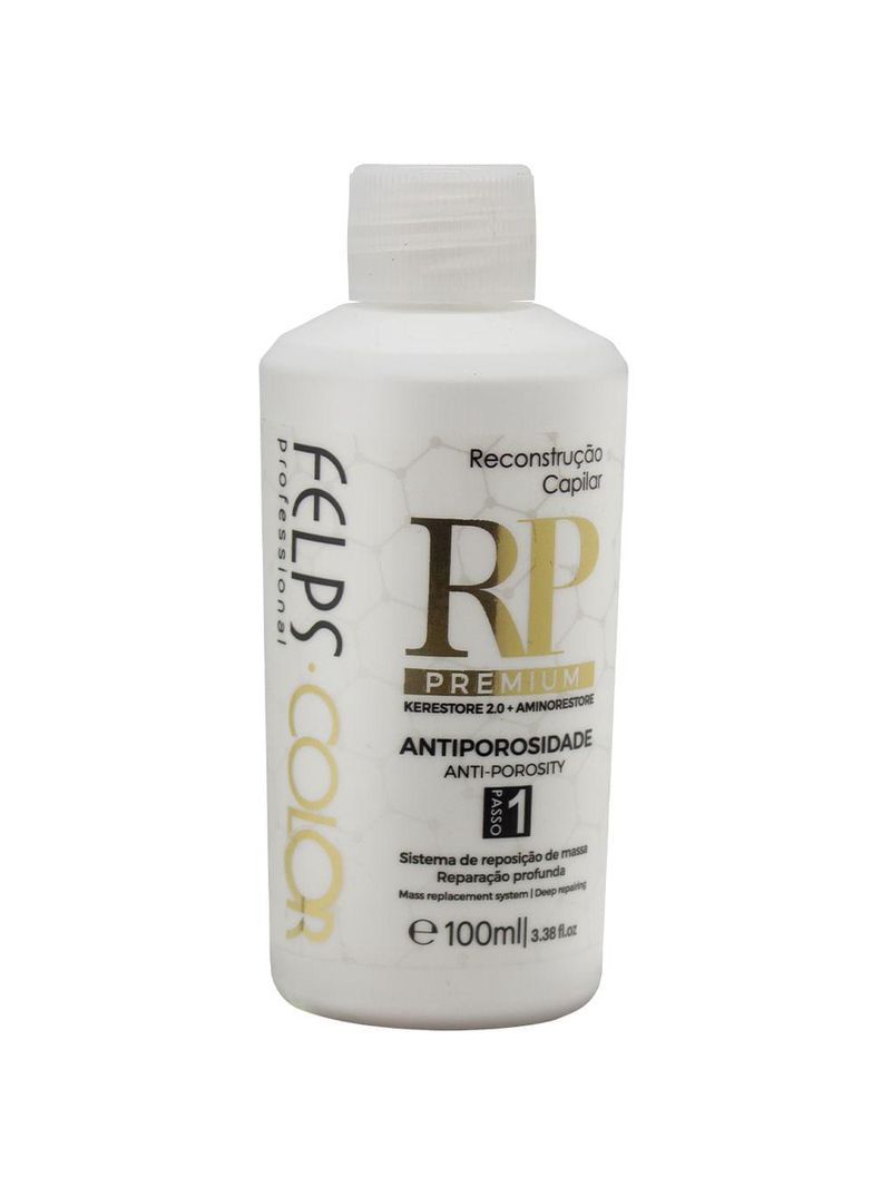 Felps reconstrução premium kit – antiporosidade + selamento de cutículas