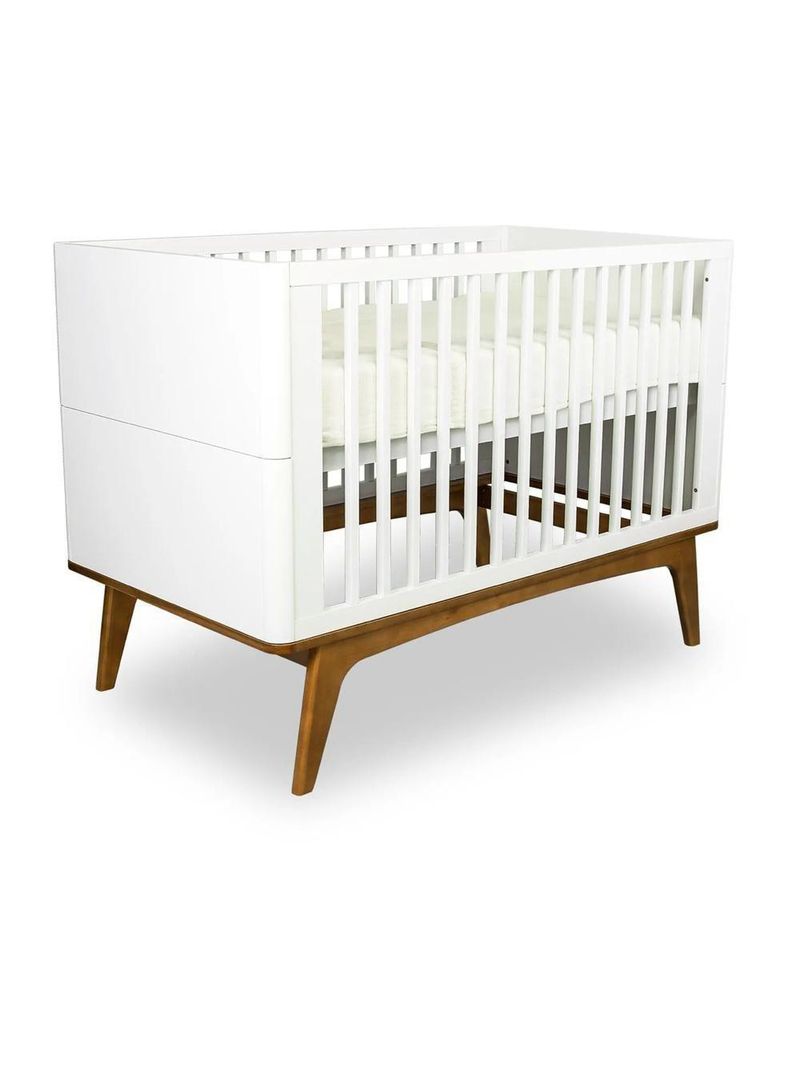 Berço Infantil Sambalele Divicar Branco Acetinado Mel