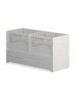 Berço Cama Sol E Mar Gêmeos Divicar Branco Acetinado