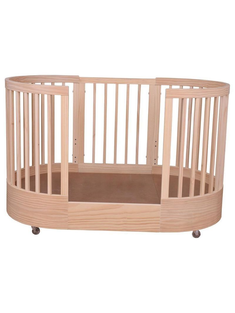 Berço Infantil Progressivo Wave 3 Em 1 Divicar Nature