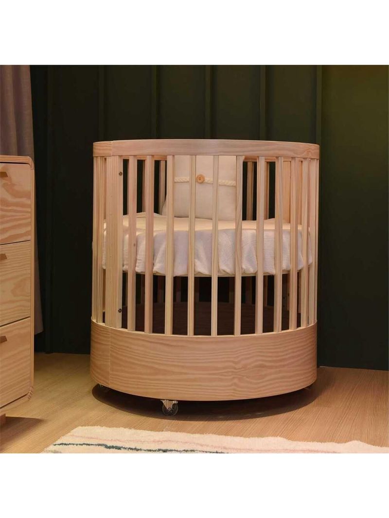 Berço Infantil Progressivo Wave 3 Em 1 Divicar Nature