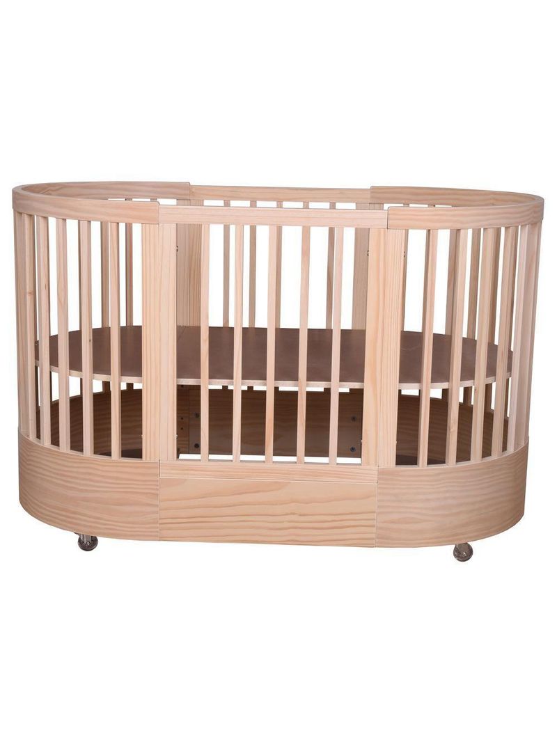 Berço Infantil Progressivo Wave 3 Em 1 Divicar Nature