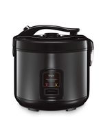 Panela Elétrica de Arroz Visio Rice Glass 10 Xícaras 700W Preta com Tampa de Vidro e Acessórios 110V