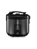 Panela Elétrica de Arroz Visio Rice Glass 10 Xícaras 700W Preta com Tampa de Vidro e Acessórios 110V