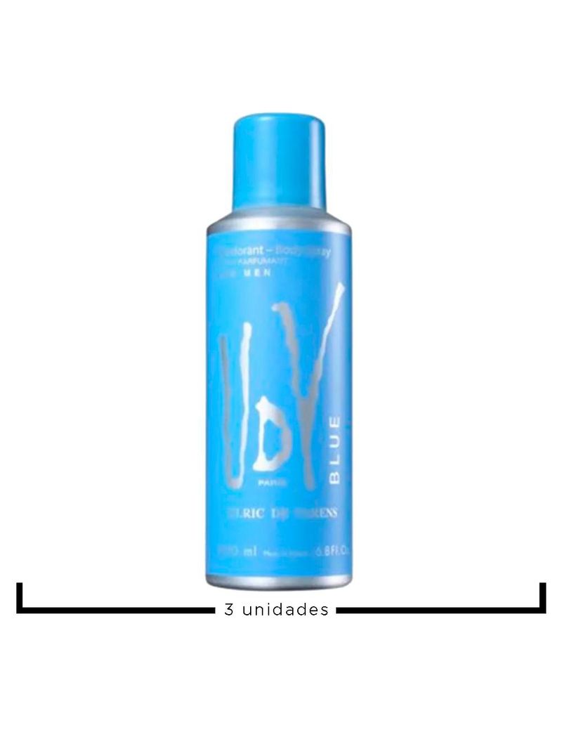 Kit ulrich de varens - 3x body spray udv blue