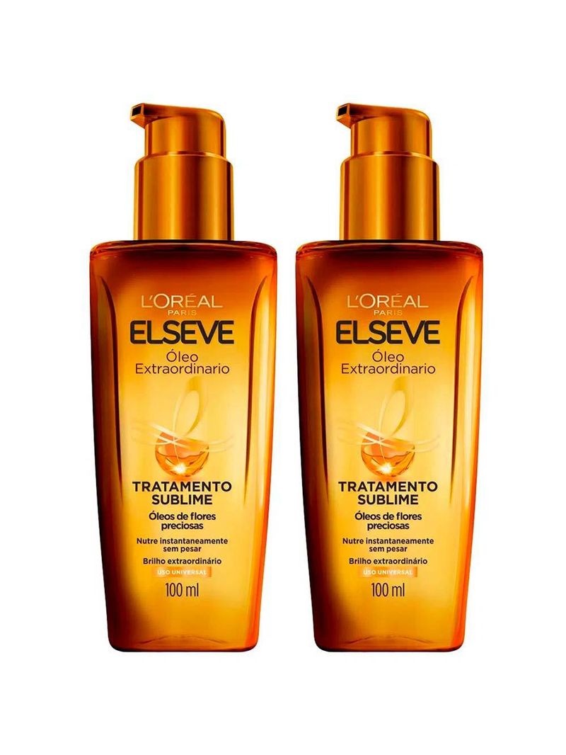 Elseve tratamento reconstrutor - kit com dois Óleos extraordinários