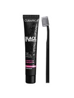 Curaprox black is white kit - escova + creme dental