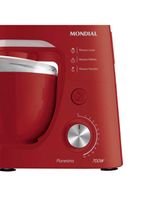 Batedeira Planetária Bp-03 Mondial C/12 Vel Vermelha