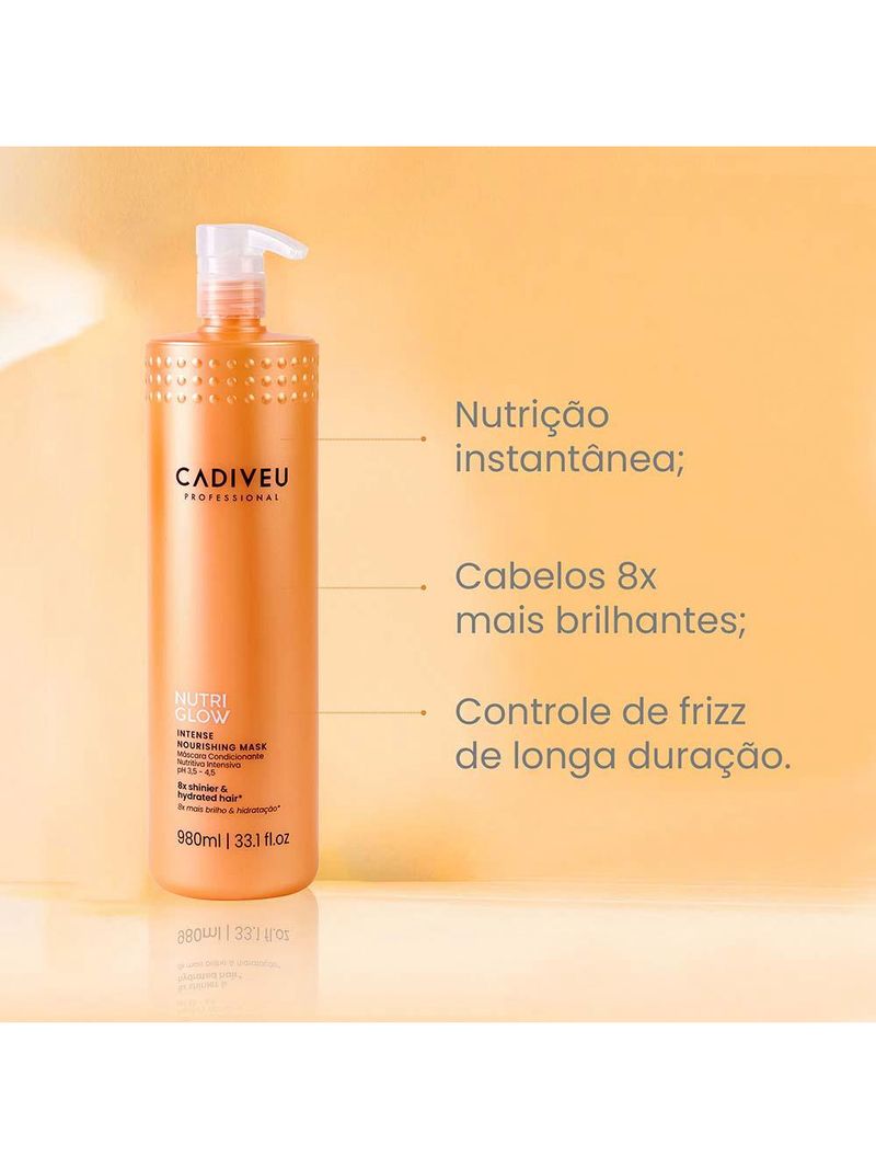 Cadiveu professional nutri glow máscara nutritiva intensiva