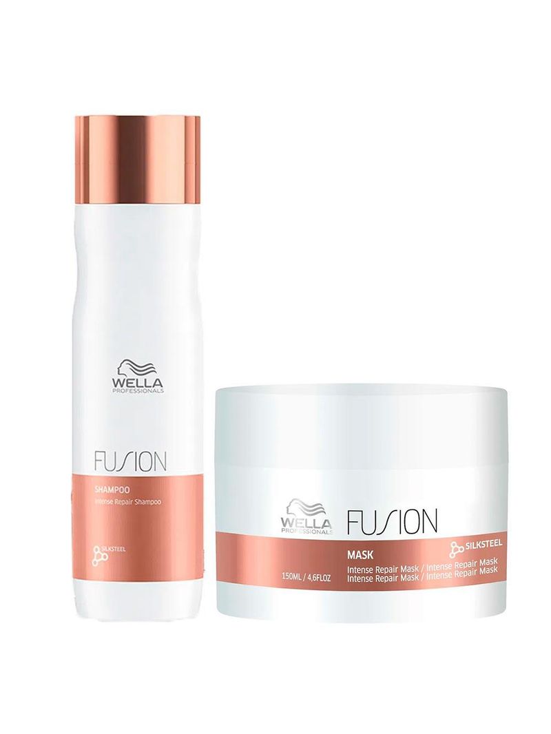 Wella professionals fusion kit shampoo + máscara