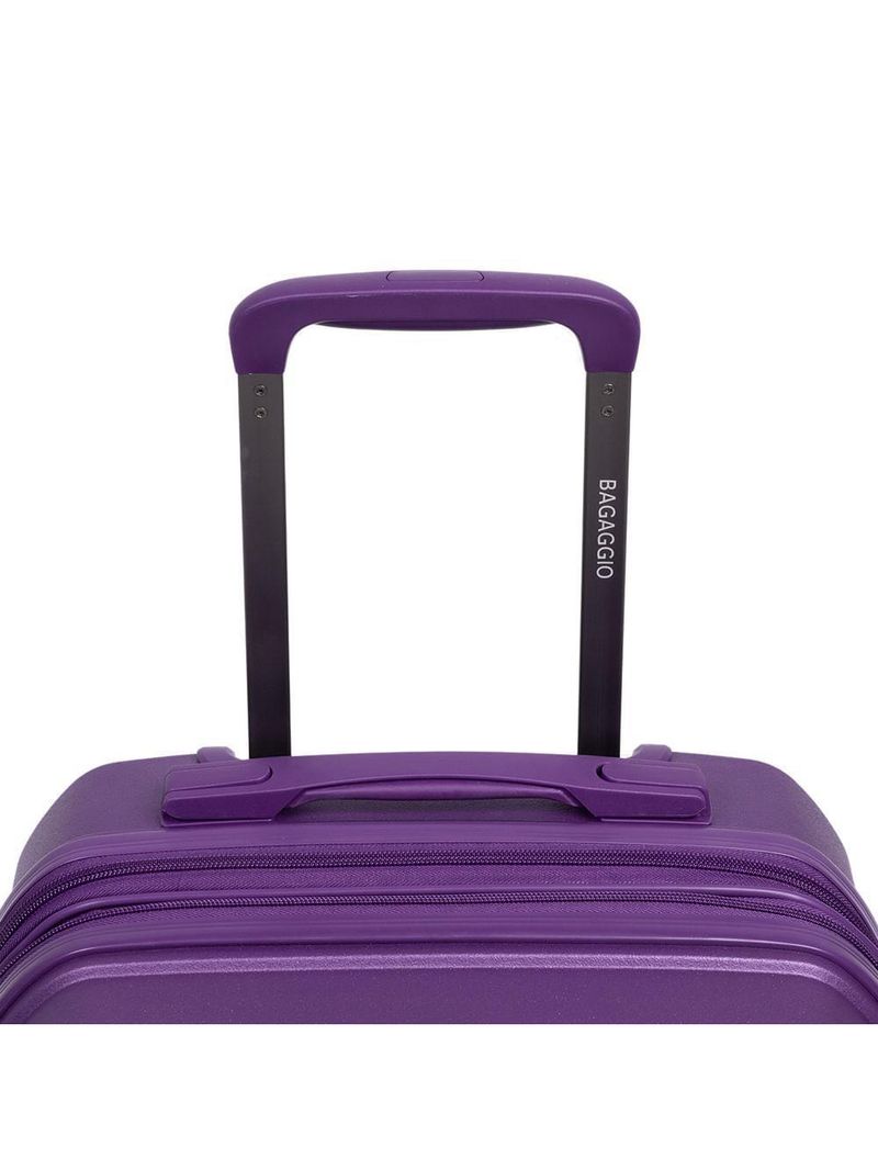 Mala pequena de polipropileno 4 rodas seul roxa