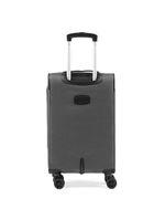 Mala pequena poliester 4 rodas verbier swiss one 205 cinza p