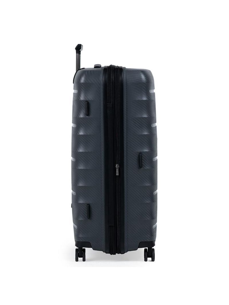 Mala grande polipropileno 4 rodas swissone genebra ii cinza