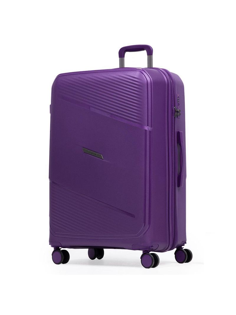 Mala grande de polipropileno 4 rodas seul roxa