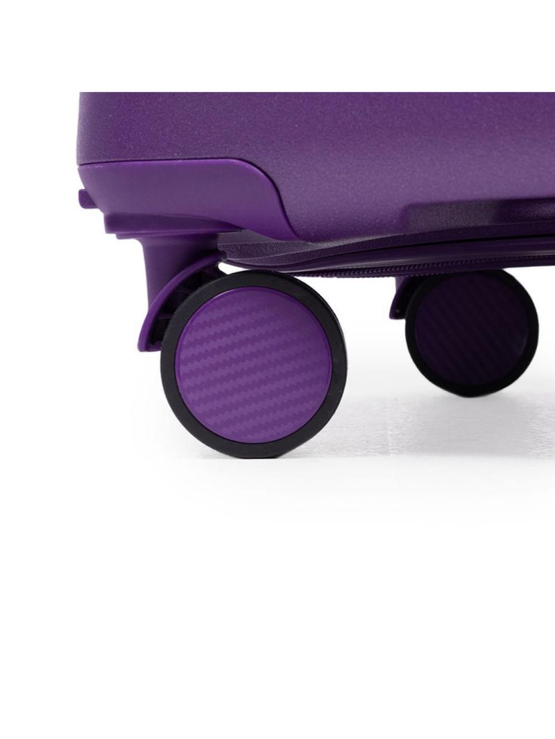 Mala grande de polipropileno 4 rodas seul roxa