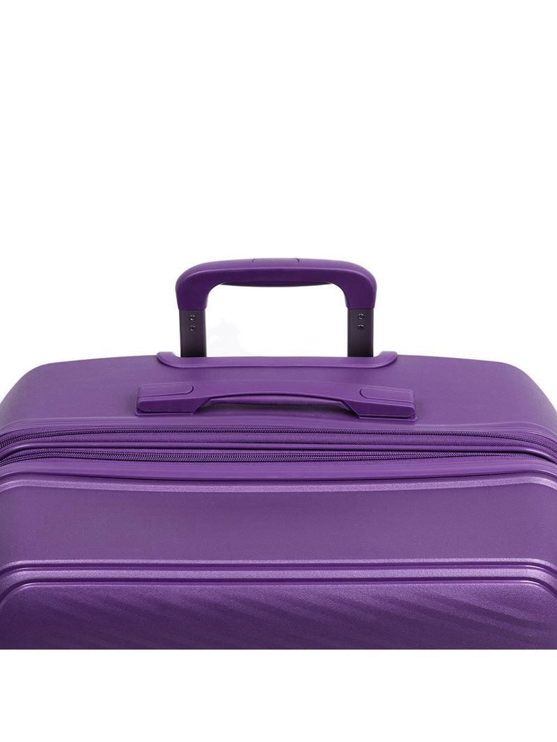 Mala grande de polipropileno 4 rodas seul roxa