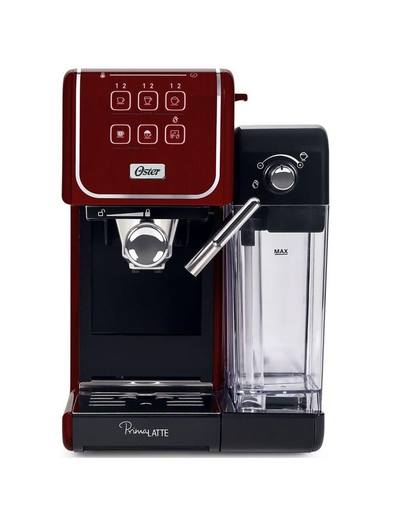 Cafeteira Espresso Oster Primalatte Touch Vermelha Bvstem6801r-017 110V