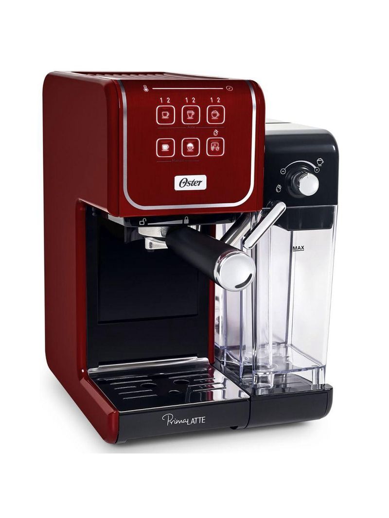 Cafeteira Espresso Oster Primalatte Touch Vermelha Bvstem6801r-017 110V