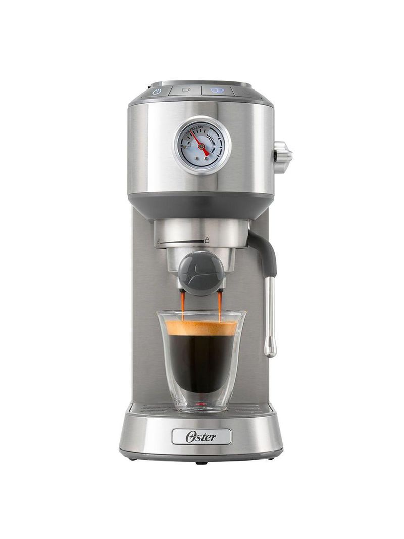 Kit Cafeteira Espresso Compacta e Moedor de Café Elétrico Oster 220V