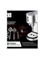 Cafeteira Espresso EOS ECF01EC Italiana 3 Em 1 19 Bar Inox 110V