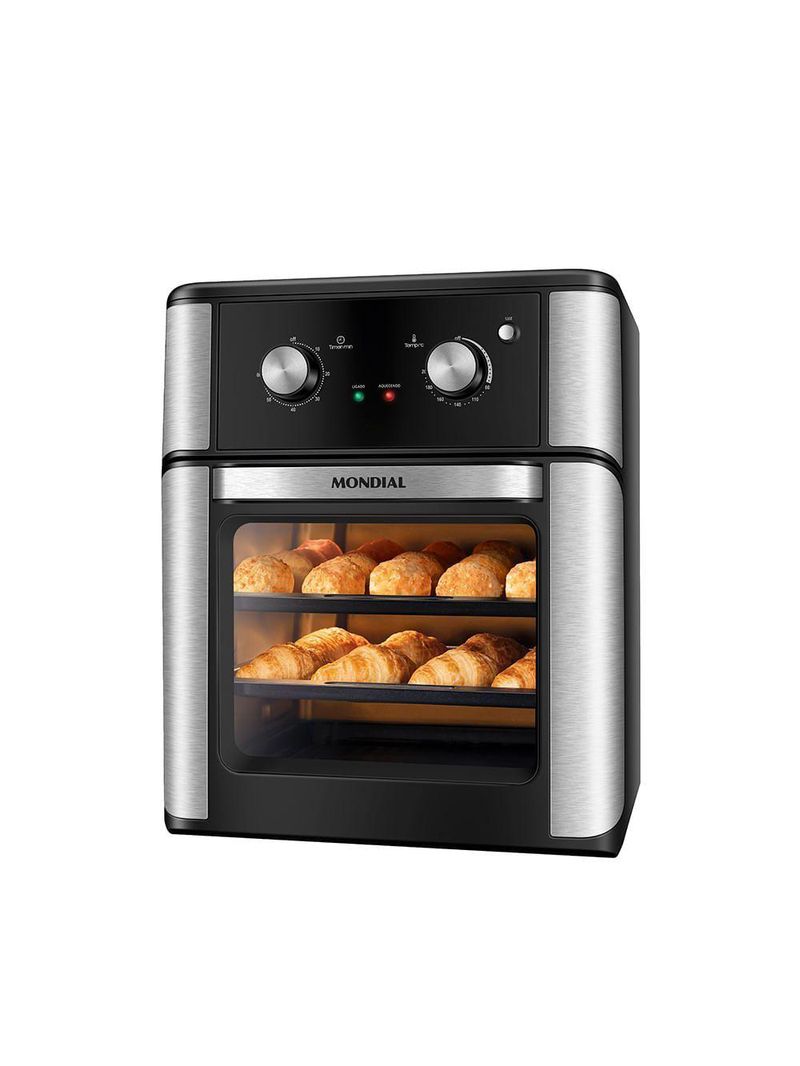 Fritadeira Air Fryer Forno Oven Mondial 2000W Preto 12L AFON-12L-AB 110V