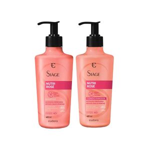 Eudora siage nutri rose kit - shampoo + condicionador