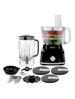 Multiprocessador de alimentos philco pmp1600p 9 em 1 com 2 velocidades + pulsar 1700w – preto