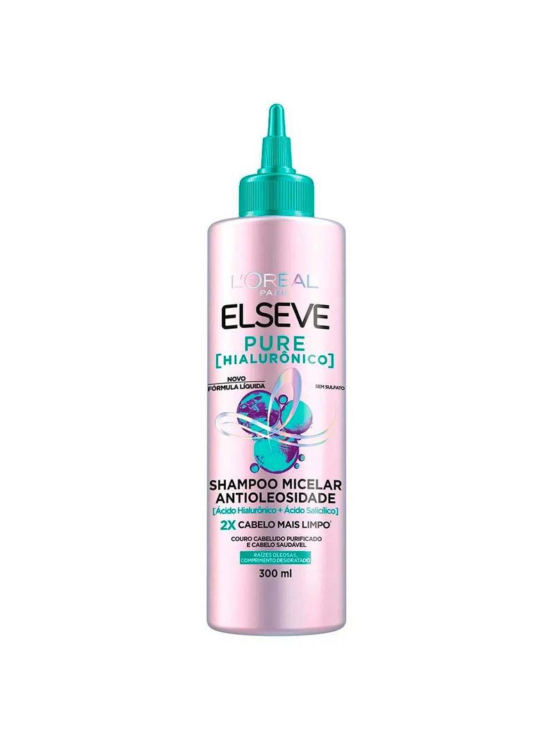 Elseve pure hialurônico kit - shampoo micelar + condicionador