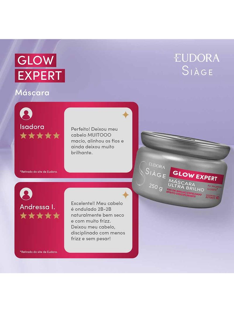 Eudora siàge glow expert máscara capilar