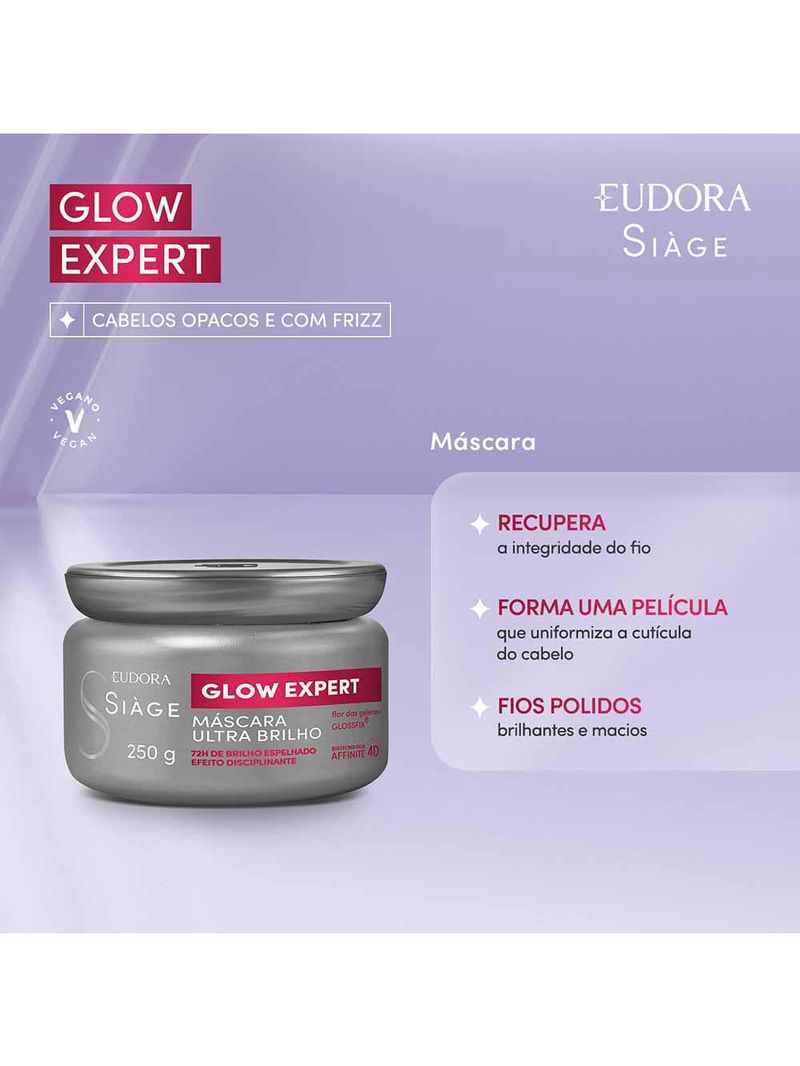 Eudora siàge glow expert máscara capilar