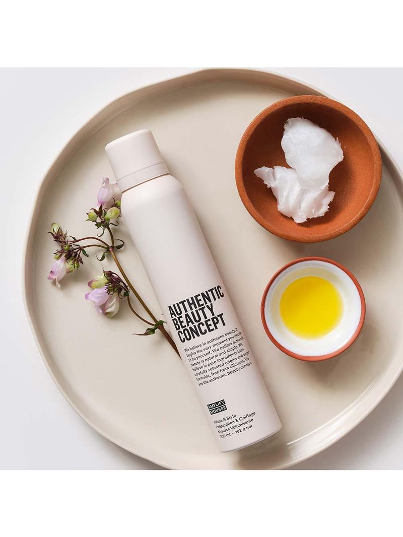 Authentic beauty concept styling mousse
