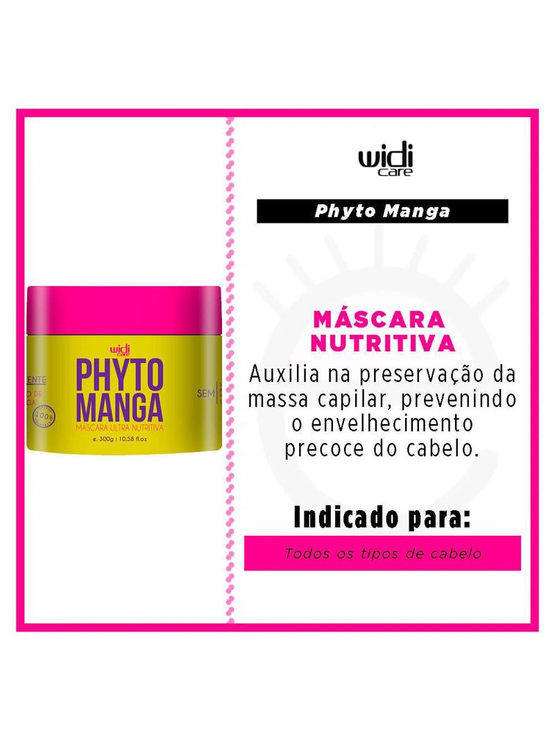 Widi care phyto manga máscara ultra nutritiva